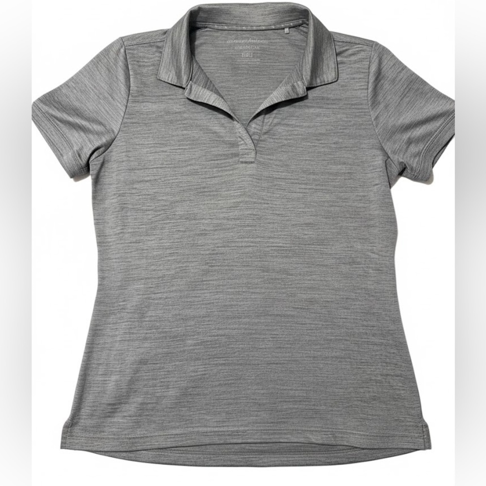 Women's Tommy Bahama Gray Polo Shirt Island Zone
